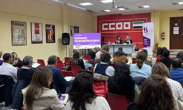 Jornadas de CCOO tratan con perspectiva de género la relación entre salud mental y laboral