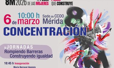 CCOO convoca una concentración en Mérida para reivindicar el poder de las mujeres 