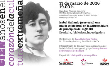 El Centro de Estudios Extremeños homenajea a Isabel Gallardo en el marco del 8M