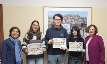 Los tres alumnos extremeños en XXI Olimpiada Española Biología entre 10 mejores de España