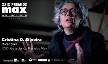 Cristina D. Silveira dirigirá ceremonia Premios Max, previstos en Teatro Romano de Mérida