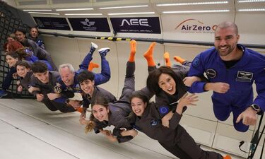 Estudiante extremeña Emma Reig experimenta la microgravedad junto a astronautas de la ESA