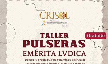 Programa Crisol ofrece taller gratuito de pulseras romanas en el Templo de Diana de Mérida
