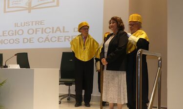 Dra. Montaña Román Gª ingresa como Académica de la Academia de Medicina de Extremadura
