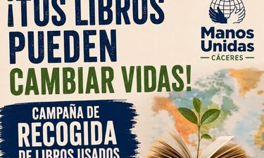 Manos Unidas pone en marcha en Cáceres un rastrillo solidario de libros usados
