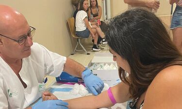 Exito de la jornada de donación de sangre y captación donantes médula en Badajoz