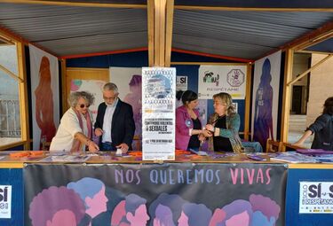 IMEX organiza actividades en el Punto Violeta instalado en el festival Womad de Cáceres