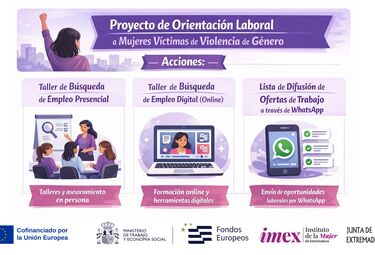 IMEX crea proyecto de inserción sociolaboral para mujeres víctimas de violencia de género