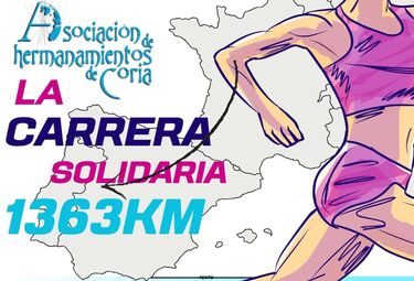 13 a 19 septiembre, carrera solidaria enlazará localidad francesa de Les Herbiers y Coria