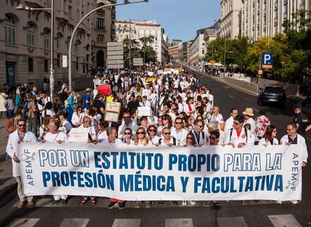 Comit de Huelga pide reunin con Sanidad y CCAA para tratar sobre el Estatuto Marco 