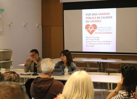El PSOE denuncia un plan estratgico de privatizacin de la sanidad en Cceres