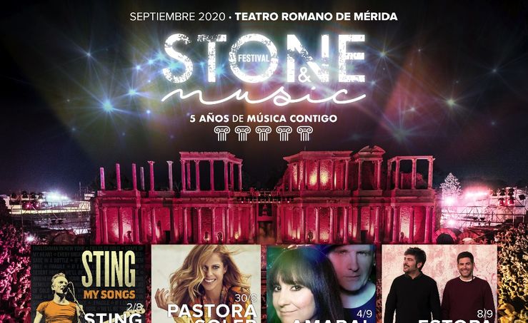 Sting Pastora Soler Perales Amaral o Estopa estarn en el Stone  Music de Mrida 2020