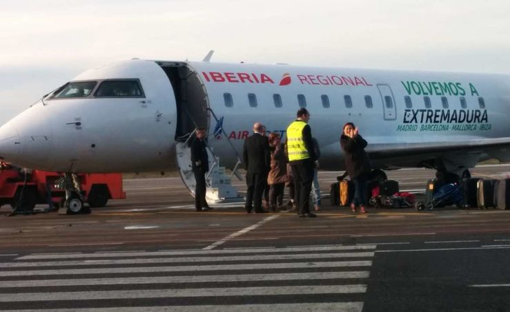 Air Nostrum multiplica por 25 el nmero de pasajeros en ruta BadajozMadrid