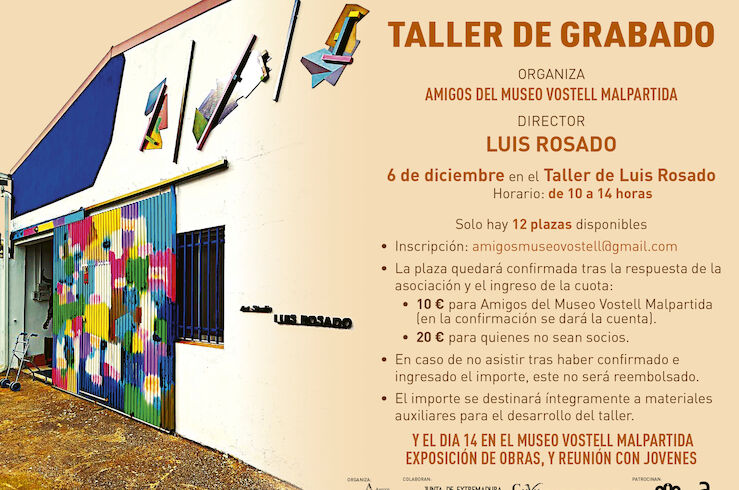 Circo-teatro, arte gráfico y encuentro con jóvenes en el Museo Vostell Malpartida