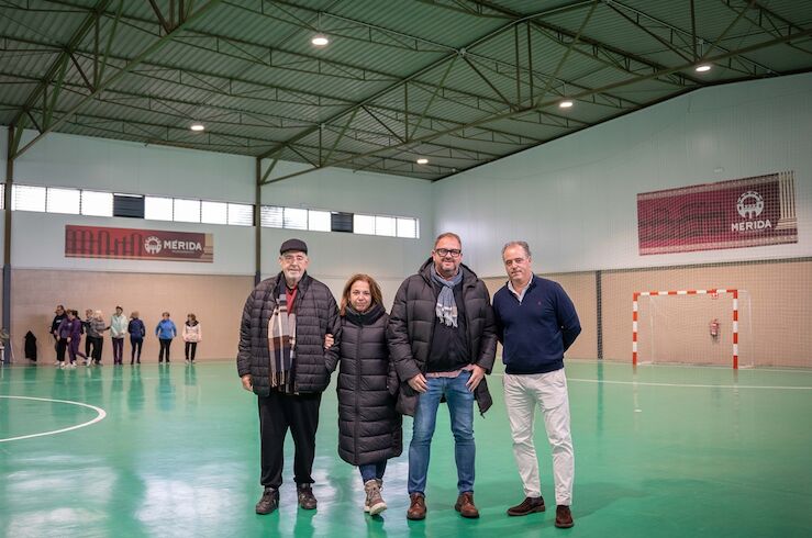 Ayuntamiento Mérida concluye la reforma integral de la pista polideportiva de La Antigua