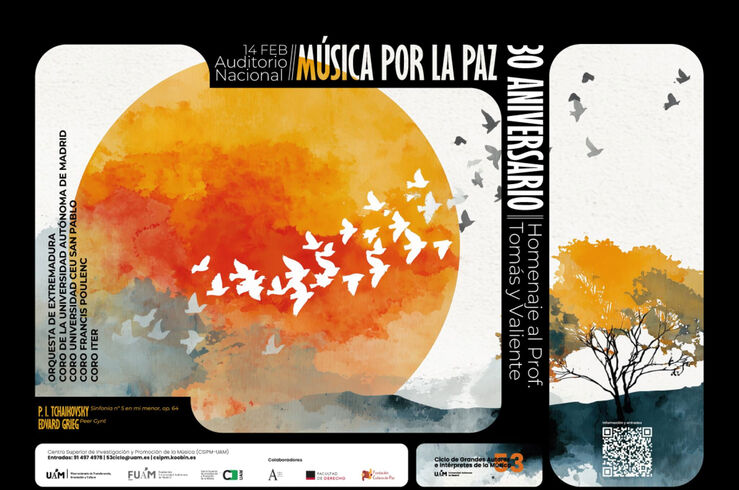 La OEX protagoniza concierto 'Música por la Paz' en homenaje a Francisco Tomás y Valiente