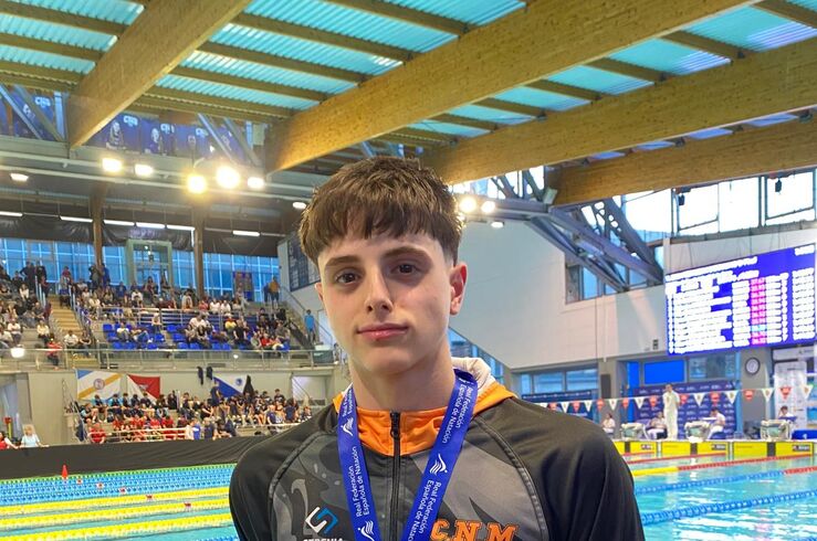 Triple del Club Natación Mérida en Sabadell