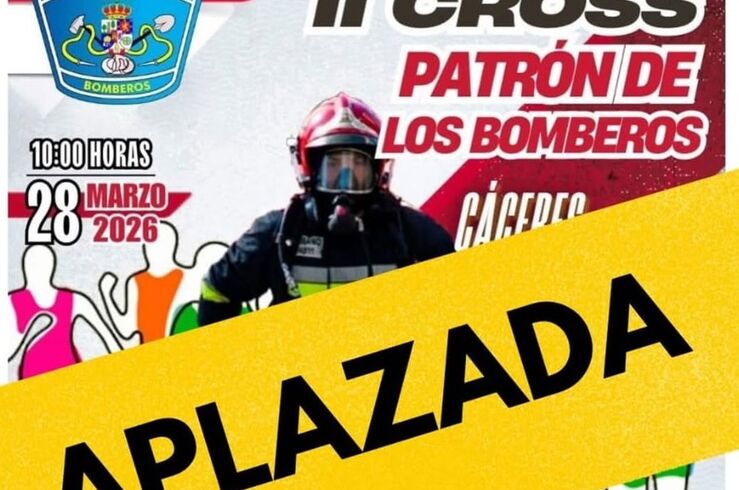 El II Cross de los Bomberos previsto en Cáceres se aplaza por cuestiones técnicas