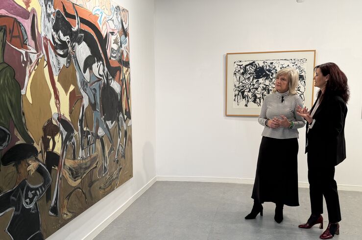 El MEIAC de Badajoz expone cerca de un centenar de obras del pintor Juan Barjola