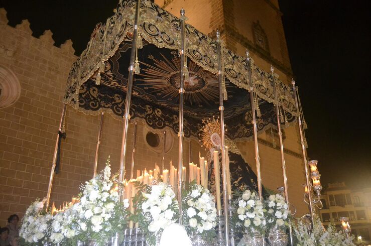 Tres procesiones salen a la calle este Jueves Santo en Badajoz, entre ellas la Soledad 