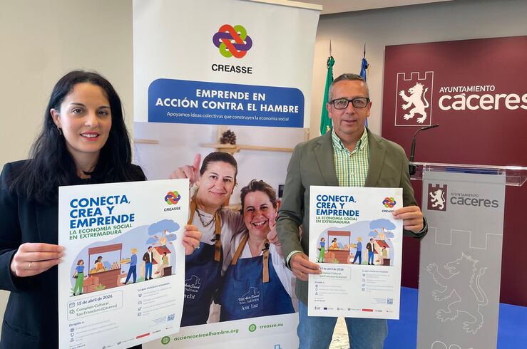 Jornada “Conecta, crea y emprende” para impulsar la economía social en Cáceres