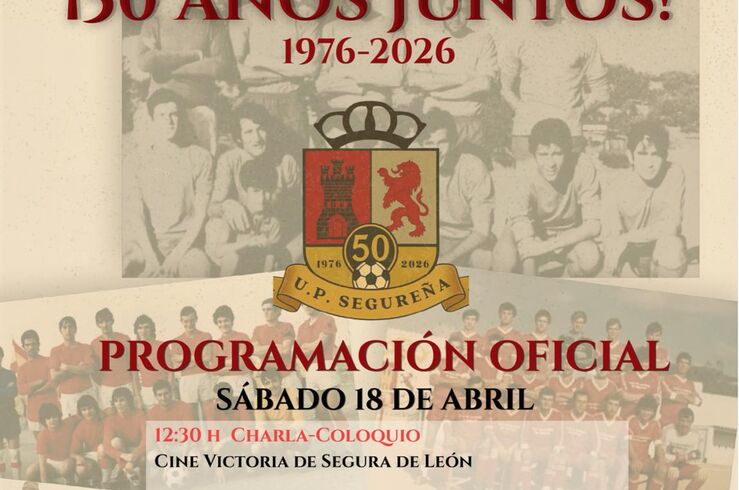 Segura de León se vuelca con el 50º aniversario de la U.P. Segureña 