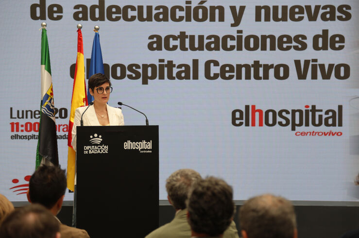 La Diputación de Badajoz invertirá 6,3M€ en una nueva fase del Hospital Centro Vivo