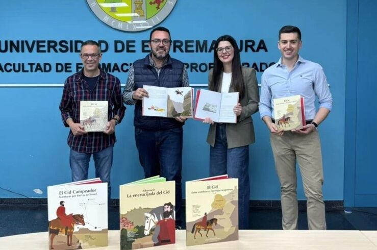 Un profesor de la UEx dirige una trilogía infantojuvenil sobre El Cid ambientada en Aragón