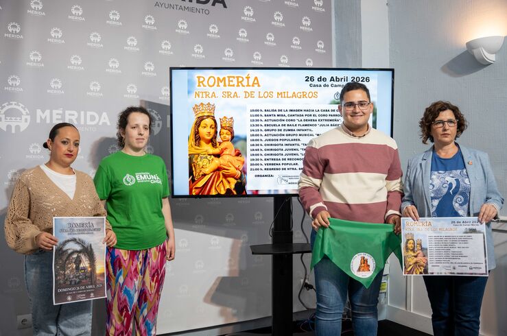 La Romería de Los Milagros se celebrará este domingo en la Casa de Campo de Mérida