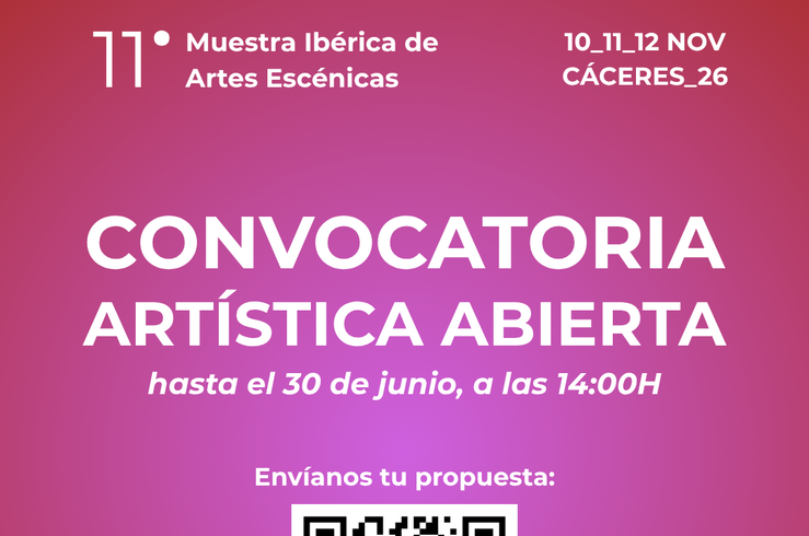 XI Muestra Ibérica de Artes Escénicas abre convocatoria para recibir propuestas artísticas