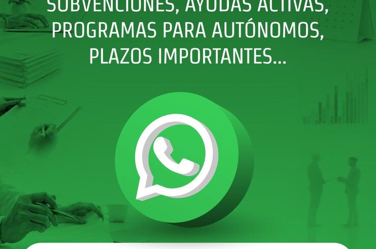 Junta crea canal de WhatsApp para informar a pymes y autónomos sobre ayudas e iniciativas 