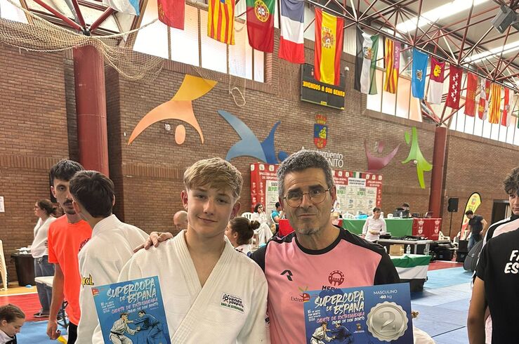Fran Ardila, del Judo Club Stabia, subcampeón en la Supercopa de España