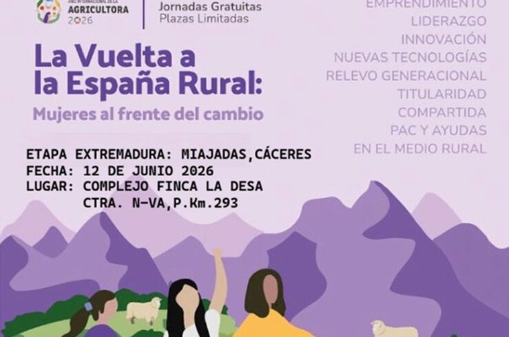 La 'Vuelta a la España rural' de Fademur hará parada en Miajadas el próximo 12 de junio