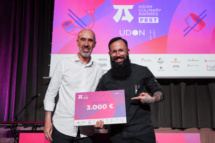 El chef cacereño Alberto Montes gana la X edición de los Asian Culinary Awards de UDON