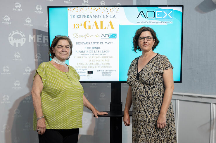 Mérida albergará el 6 de junio la XIII Gala Solidaria de la AOEx