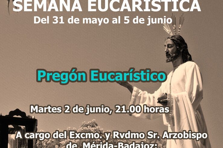 La Hermandad de la Sagrada Cena de Mérida celebra su Triduo Eucarístico en San José