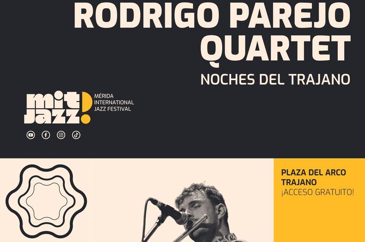 Rodrigo Parejo Quartet ofrece un concierto en el Arco de Trajano de Mérida