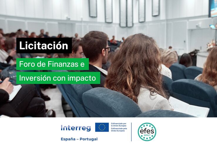 Junta licita gestión del Foro Finanzas e Inversión con Impacto del proyecto europeo EFES