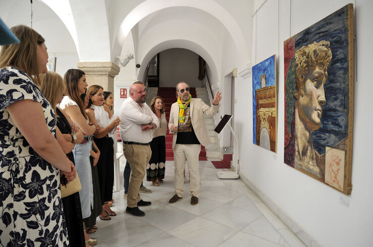 Asamblea de Extremadura acoge la exposición 'Mármol' de Miguel Ángel Bedate