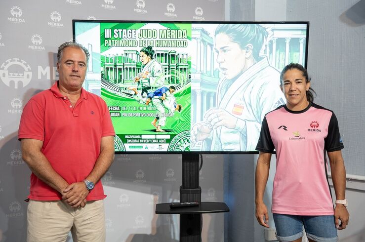 100 judocas en III Stage “Mérida Patrimonio de la Humanidad” de Cristina Cabaña