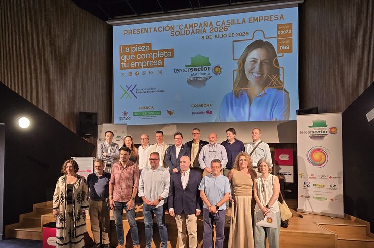 Plataforma Tercer Sector anima a empresas extremeñas a marcar la Casilla Empresa Solidaria