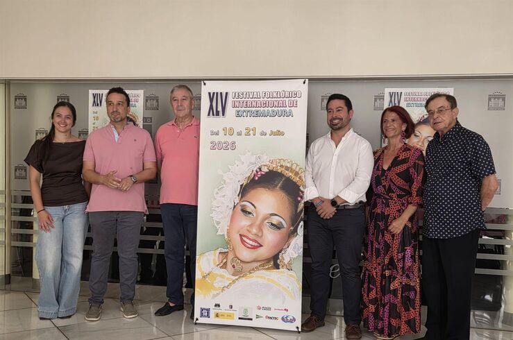 Grupos de Bulgaria o Colombia participarán en el Festival Folklórico de Extremadura 2026