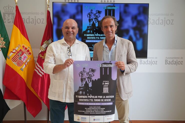 Presentada IX Carrera Popular por la Justicia Gratuita y el Turno de Oficio en Badajoz