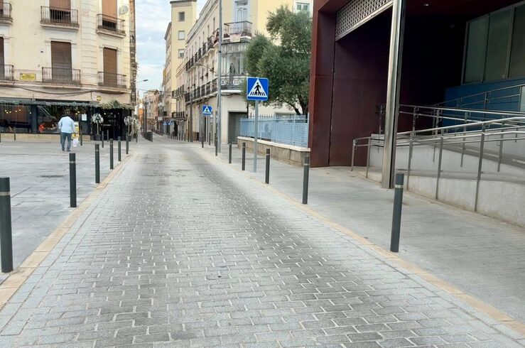 Entorno del paseo de San Francisco de Badajoz concluye su proceso renovación 
