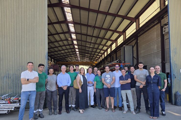 Santamaría valora resultados Programa Pasarela Empresa en la formación de soldadores