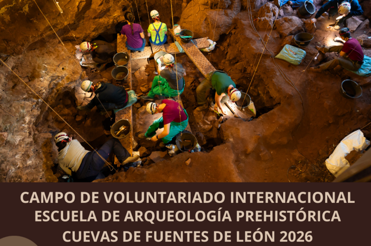  Campo Voluntariado Juvenil Escuela Arqueología Prehistórica en Cuevas de Fuentes de León
