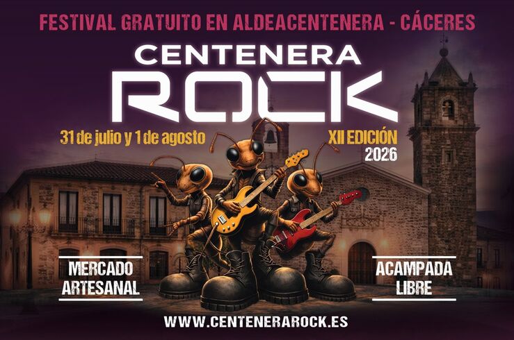 Albertucho encabeza el cartel del Festival Centenerarock, que se celebra en Aldeacentenera