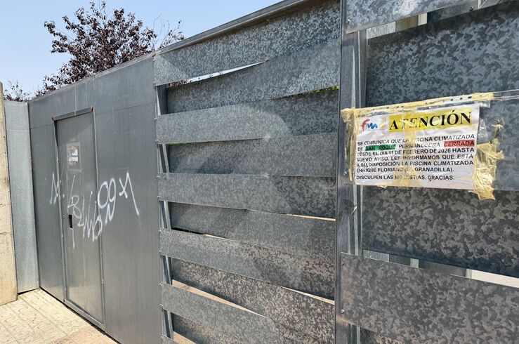 El PSOE Badajoz critica que piscina climatizada de San Roque siga cerrada 