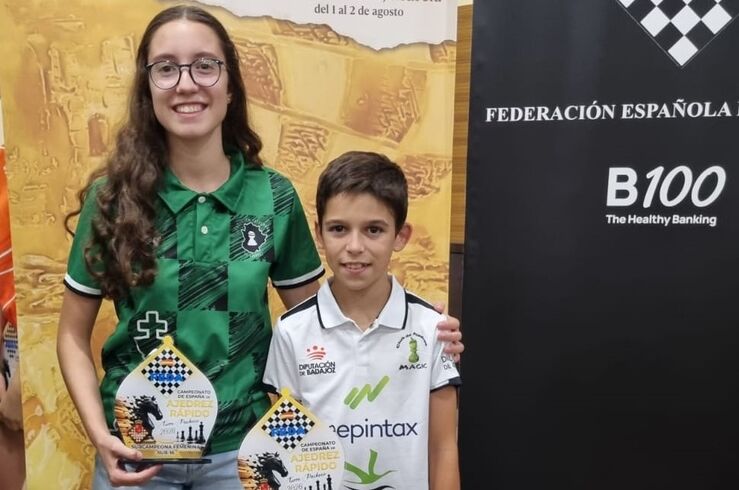 Doble triunfo del Club Magic Extremadura, con dos Subcampeones de España Ajedrez Rápido