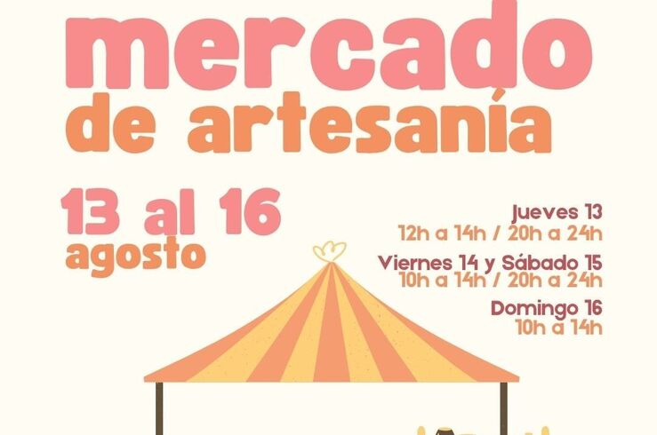 El Mercado de Artesanía de Verano se celebrará del 13 al 16 de agosto en Mérida